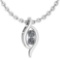 Certified 0.50 Ctw Diamond VS/SI1 Necklace For 14K White Gold