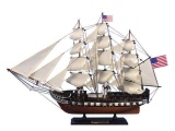 Wooden USS Constitution Tall Model Ship 24in.