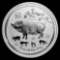 2019 Australia 1/2 oz Silver Lunar Pig