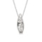 14K White Gold Dashing Diamonds Pendant 0.1 CTW