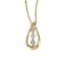 14k Yellow Gold Three Stone Diamond Pendant (.17 carat) 0.17 CTW