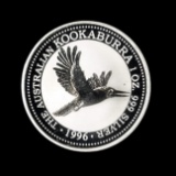 Australian Kookaburra 1 oz. Silver 1996