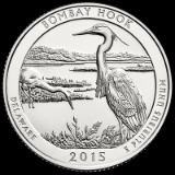 2015 Silver 5oz. Bombay Hook National Wildlife Refuge ATB