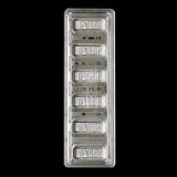 PEZ 6x 5 gram Silver Wafers w/Capsule Case