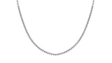 2.24 Ctw SI2/I1 Diamond 14K Rose Gold Necklace