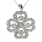 14K White Gold Diamond Dashing Diamonds Pendant 0.69 CTW