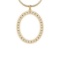 0.62 Ctw VS/SI1 Diamond 14K Yellow Gold Necklace