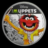 2019 Niue 1 oz Silver Disney The Muppets Animal