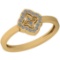 0.10 Ctw VS/SI1 Diamond 14K Yellow Gold Eternity Ring