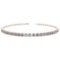 1.38 Ctw SI2/I1 Diamond 14K Rose Gold Bracelet