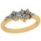 0.45 Ctw VS/SI1 Diamond 14K Yellow Gold Eternity Ring