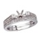 14K White Gold Baguette Diamond Bridal Ring Set 0.39 CTW