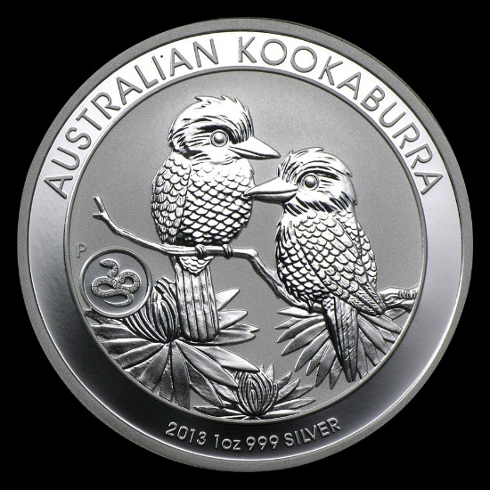 Australian Kookaburra 1 oz. Silver 2013 (Snake Privy)