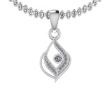 0.12 Ctw VS/SI1 Diamond 14K White Gold Pendant