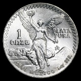1985 1 oz Mexican Silver Libertad