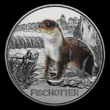 2019 Austria Cupro-Nickel ?3 Colorful Creatures (The Otter)