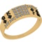 0.22 Ctw SI2/I1 Diamond 14K Yellow Gold Ring