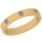 0.10 Ctw VS/SI1 Diamond 14K Yellow Gold Eternity band Ring