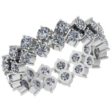 2.50 Ctw SI2/I1 Diamond 14K White Gold Band Ring