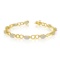 10K Yellow Gold Oval Opal and Diamond Bracelet 1.93 CTW