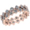 2.50 Ctw VS/SI1 Diamond 14K Rose Gold Band Ring