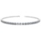 1.38 Ctw SI2/I1 Diamond 14K White Gold Bracelet