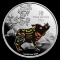 2019 Niue 1 oz Silver Colorized Lunar Year of the Pig