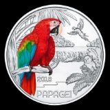 2018 Austria Cupro-Nickel ?3 Colorful Creatures (The Parrot)