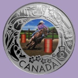 2019 RCM 1/4 oz Silver $3 Celebrating Canadian Fun: Rodeo