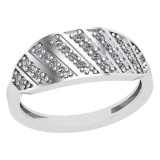 0.32 Ctw VS/SI1 Diamond 14K White Gold Ring