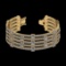 20.06 Ctw SI2/I1 Diamond Style 14K Yellow Gold Bracelet