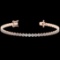 2.60 Ctw SI2/I1 Diamond 14K Rose Gold Bracelet