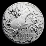 2021 Australia 1 oz Silver Great White Shark Uncirculated