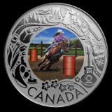 2019 RCM 1/4 oz Silver $3 Celebrating Canadian Fun: Rodeo