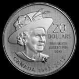 2012 Canada 1/4 oz Silver $20 Queen's Diamond Jubilee