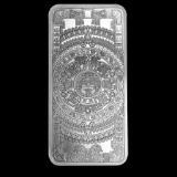 10 oz Silver Bar - Aztec Calendar