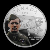 2019 RCM 1 oz Silver $20 125th Anniversary Birth of Billy Bishop