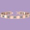 6.50 Ctw Diamond I1/I2 Prong Set 14K Rose Gold Bracelet