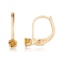 14k Petite Citrine Leverback Earrings