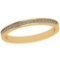 0.35 Ctw Diamond I2/I3 14K Yellow Gold Eternity Band Ring
