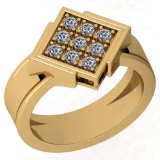 0.31 Ctw VS/SI1 Diamond 14K Yellow Gold Ring