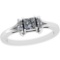 0.42 Ctw SI2/I1 Diamond Platinum Ring