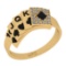 0.12 Ctw SI2/I1 Diamond 14K Yellow Gold Ring