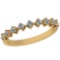 0.31 Ctw Diamond I2/I3 14K Yellow Gold Eternity Band Ring