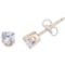 14k Yellow Gold .50 Ct Diamond Stud Earrings