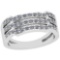 0.22 Ctw VS/SI1 Diamond 14K White Gold Ring