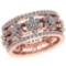 2.47 Ctw VS/SI1 Diamond 14K Rose Gold Ring