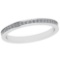 0.35 Ctw Diamond I2/I3 14K White Gold Eternity Band Ring