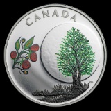 2018 Canada 1/4 oz Silver $3 Thirteen Teachings Raspberry Moon