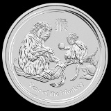 2016 Australia 1 oz Silver Lunar Monkey